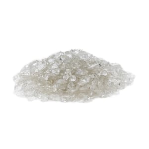 1/4 in. Crystal Tempered Reflective Fire Glass (10 lbs. Bag)