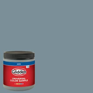 8 oz. PPG1153-5 Chalky Blue Satin Interior Paint Sample