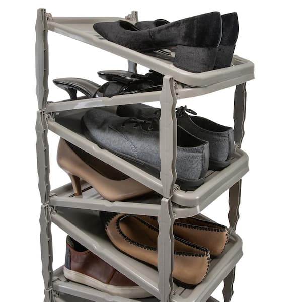 Shoes Rack,10 Tier Tall Shoe Rack - Narrow Shoe Rack with Storage Box, –  oyrel