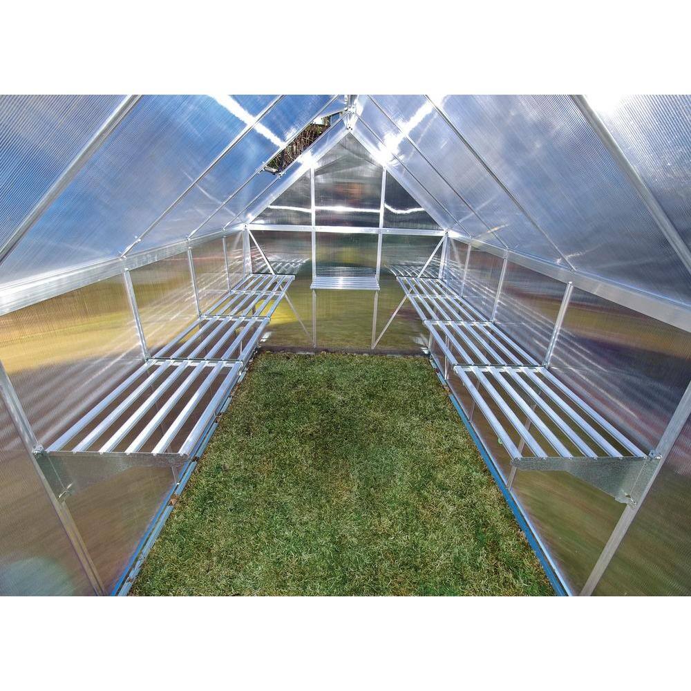 Heavy Duty Aluminum Greenhouse Shelf Kit, 24.5" x 16.5"