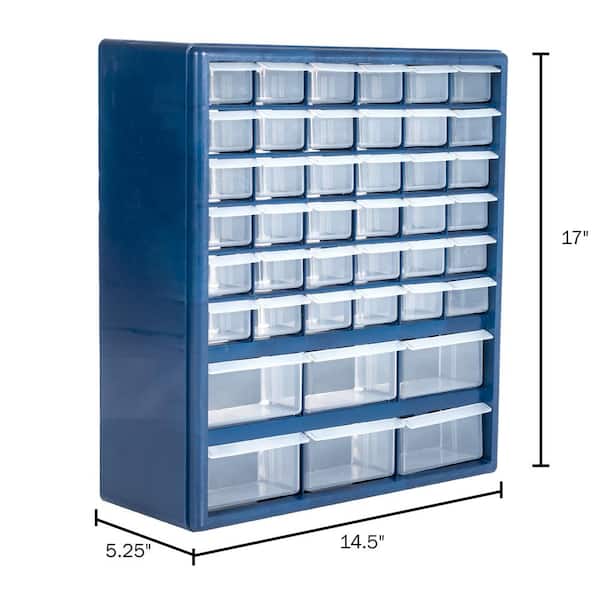12 X Bins Stackable Sorter Container Tool Parts Storage Home Factory Warehouse 5 