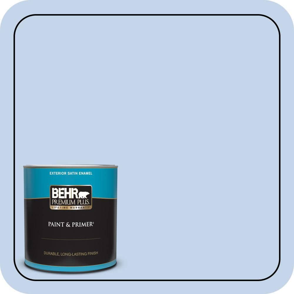 1 qt. #580A-3 Rain Song Satin Enamel Exterior Paint & Primer price history on PriceWatchPro