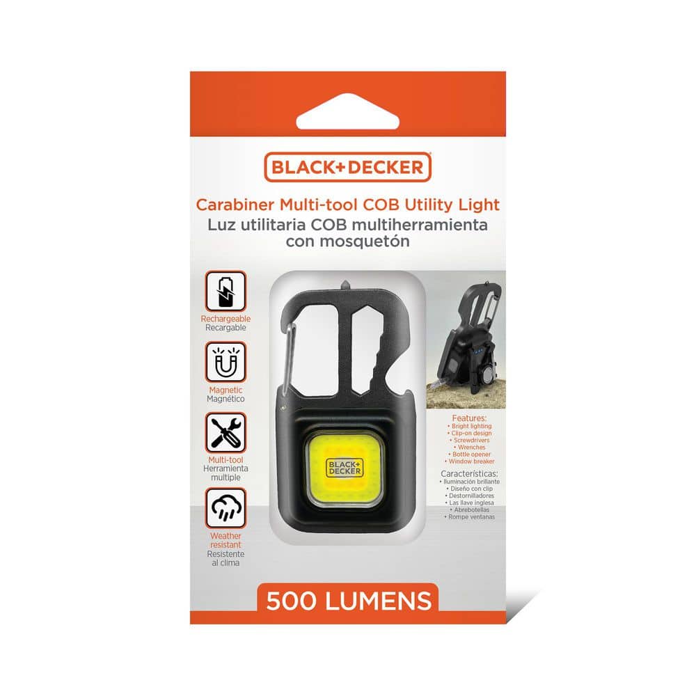 Magnetic Multi-Tool 500 Lumen COB Clip-on Utility Light, Screwdriver, Bottle opener, Wrench and Window Breaker price history on PriceWatchPro