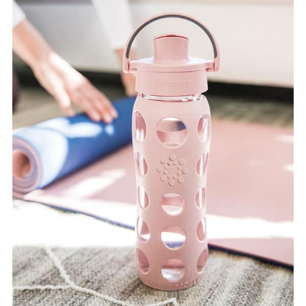 Visol Marina 16 oz. 2-Piece Pink Double Wall Water Bottle