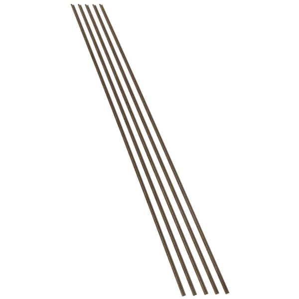 Natural Oak 94 in. Vinyl Backsplash Accessory J Trim(5-Pack)