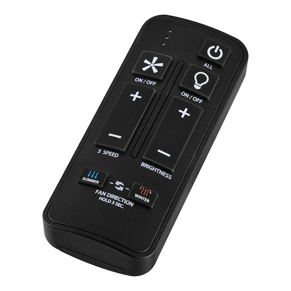 Baleto 23 in. 4 Dimmable LED Bulbs Indoor/Covered Outdoor Black Ceiling Fan with Remote Included