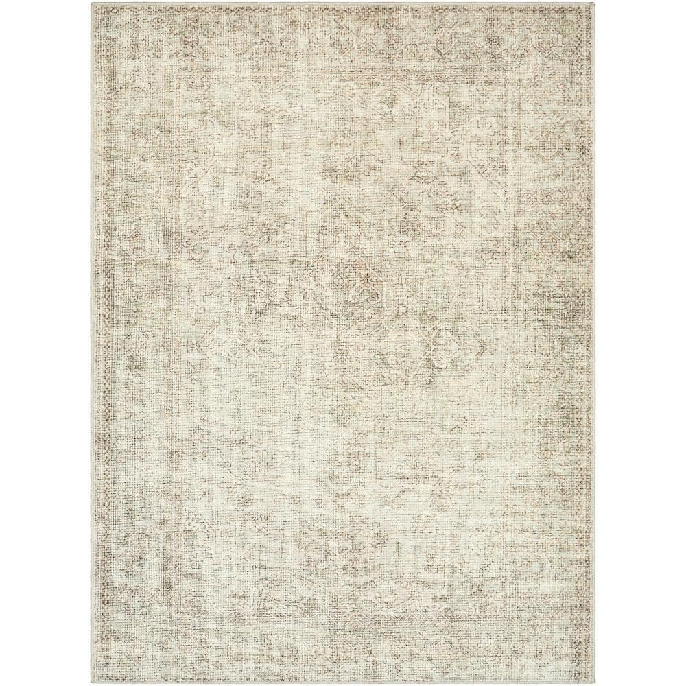 Becki Owens Green Synthetic Rectangular Area Rug 7'10" x 10'
