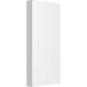 3/4 in. x 4 in. x 8 in. PVC Standard Foster Plinth block Moulding with Square Edge