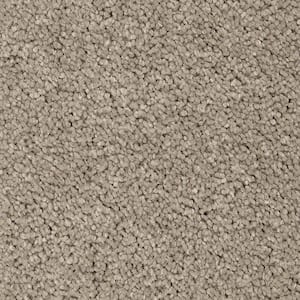 QUALITY SERENE BROWN CARPET13 SHADES OF BROWNHESSIAN BACKED 13mm THICKNESS 