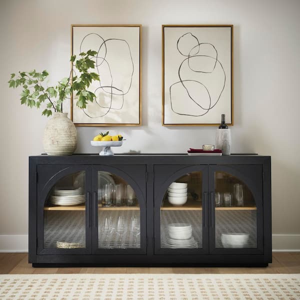 CHRISTOPHER KNIGHT HOME Jiana Walnut MDF Wood 88 in. W Double