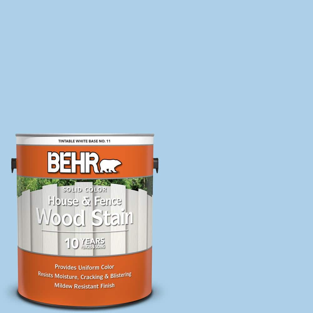 1 gal. #560A-3 Utah Sky Solid Color House and Fence Exterior Wood Stain