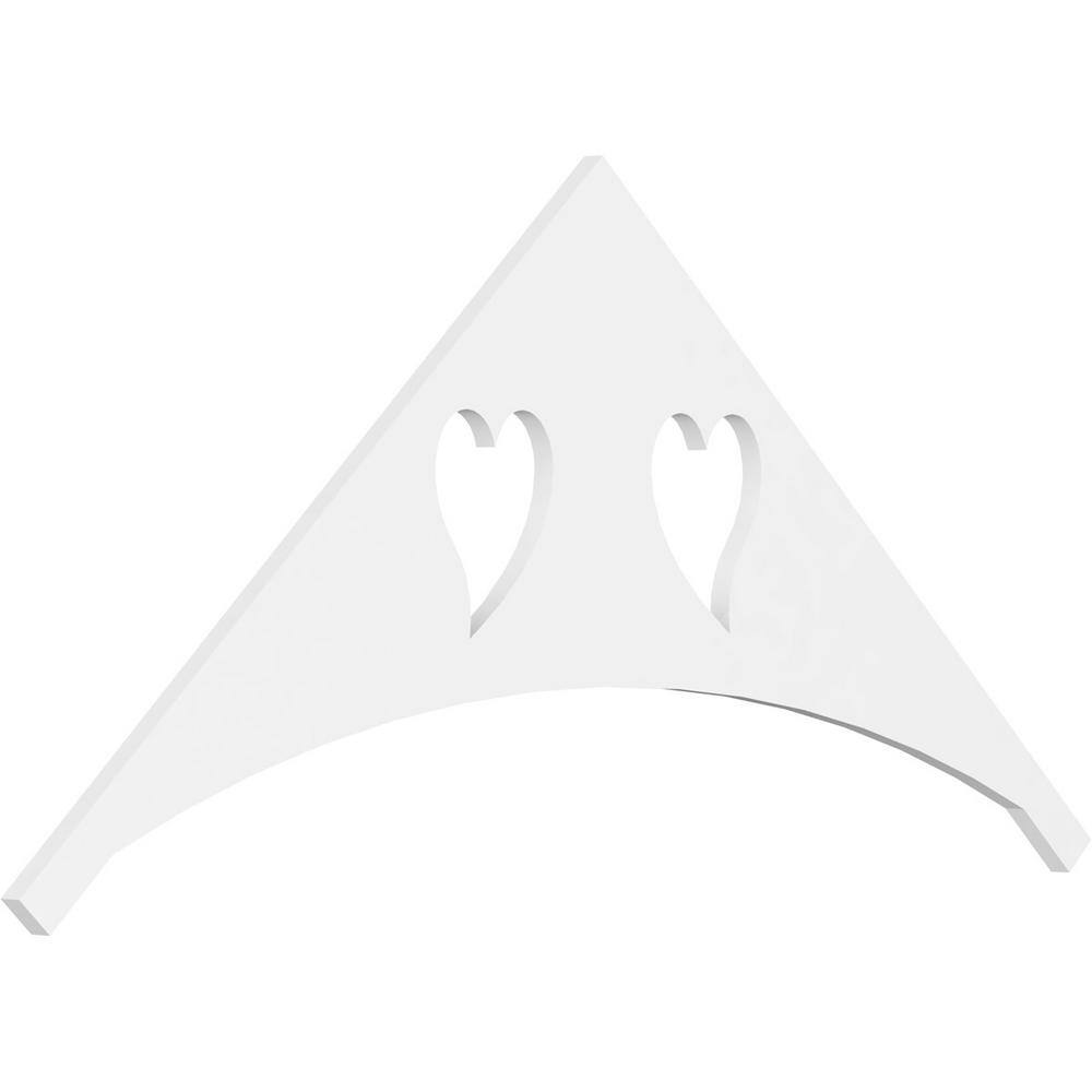 Pitch Winston 1 in. x 60 in. x 30 in. (11/12) Architectural Grade PVC Gable Pediment Moulding price history on PriceWatchPro