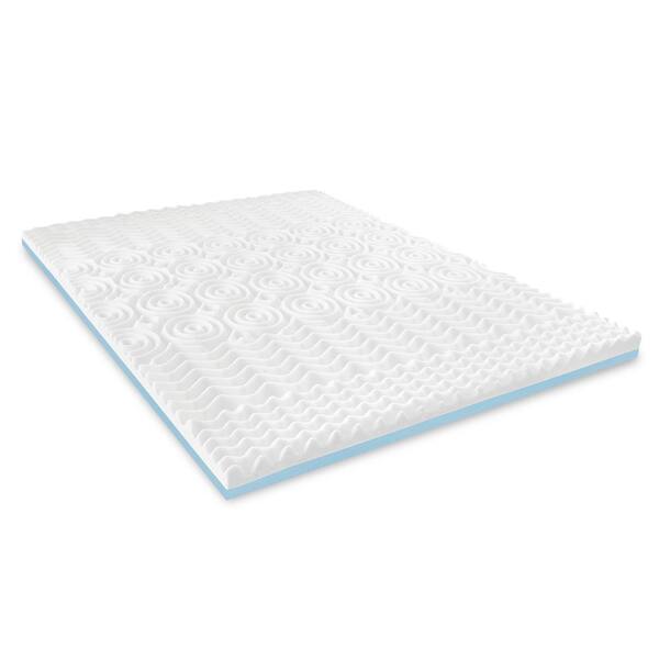 BODIPEDIC Essentials 3 in. Twin Reversible Dual Sided Memory Foam ...