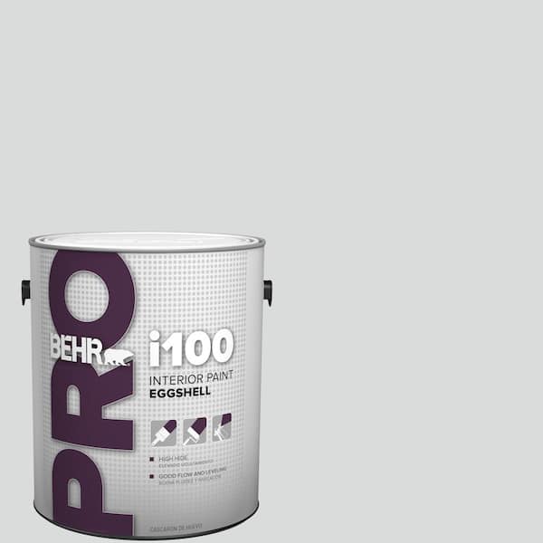 1 gal. #PPL-65 Silver Charm Eggshell Interior Paint