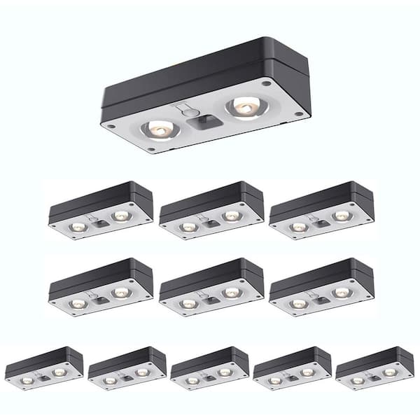 Solar Fence Lights 12-Pack 50 Lumens Outdoor RGB LED Solar Lights Waterproof with 12-Modes for Patio Deck Fence Railing