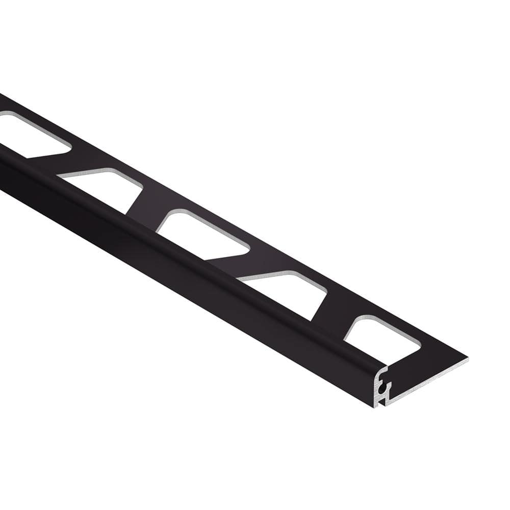 Jolly Black Brown Color-Coated Aluminum 0.375 in. x 98.5 in. Metal L-Angle Tile Edge Trim price history on PriceWatchPro