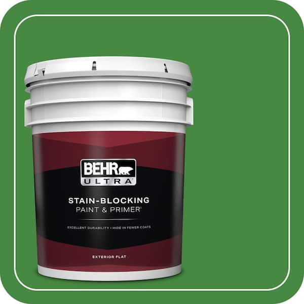 BEHR ULTRA 5 gal. #T12-9 Level Up Flat Exterior Paint & Primer
