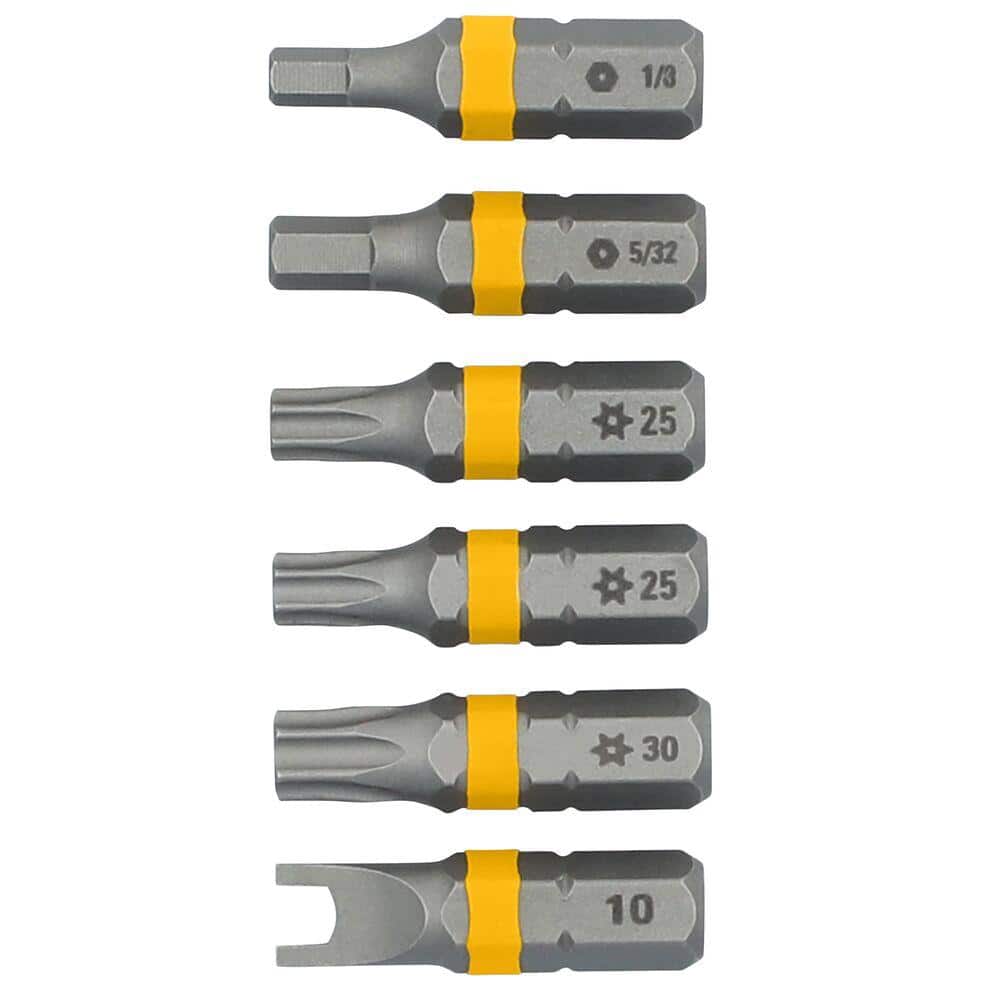 DEWALT MAXFIT ULTRA 1 in. Assorted Security Steel Screwdriving Bit Set ...