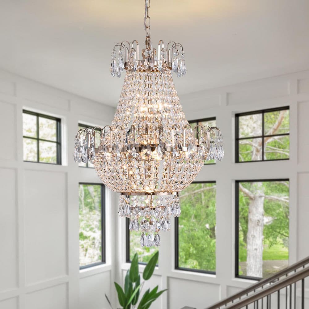 7-Light Gold Luxury Crystal Chandelier Large Contemporary Hanging Ceiling Light for Living Room price history on PriceWatchPro