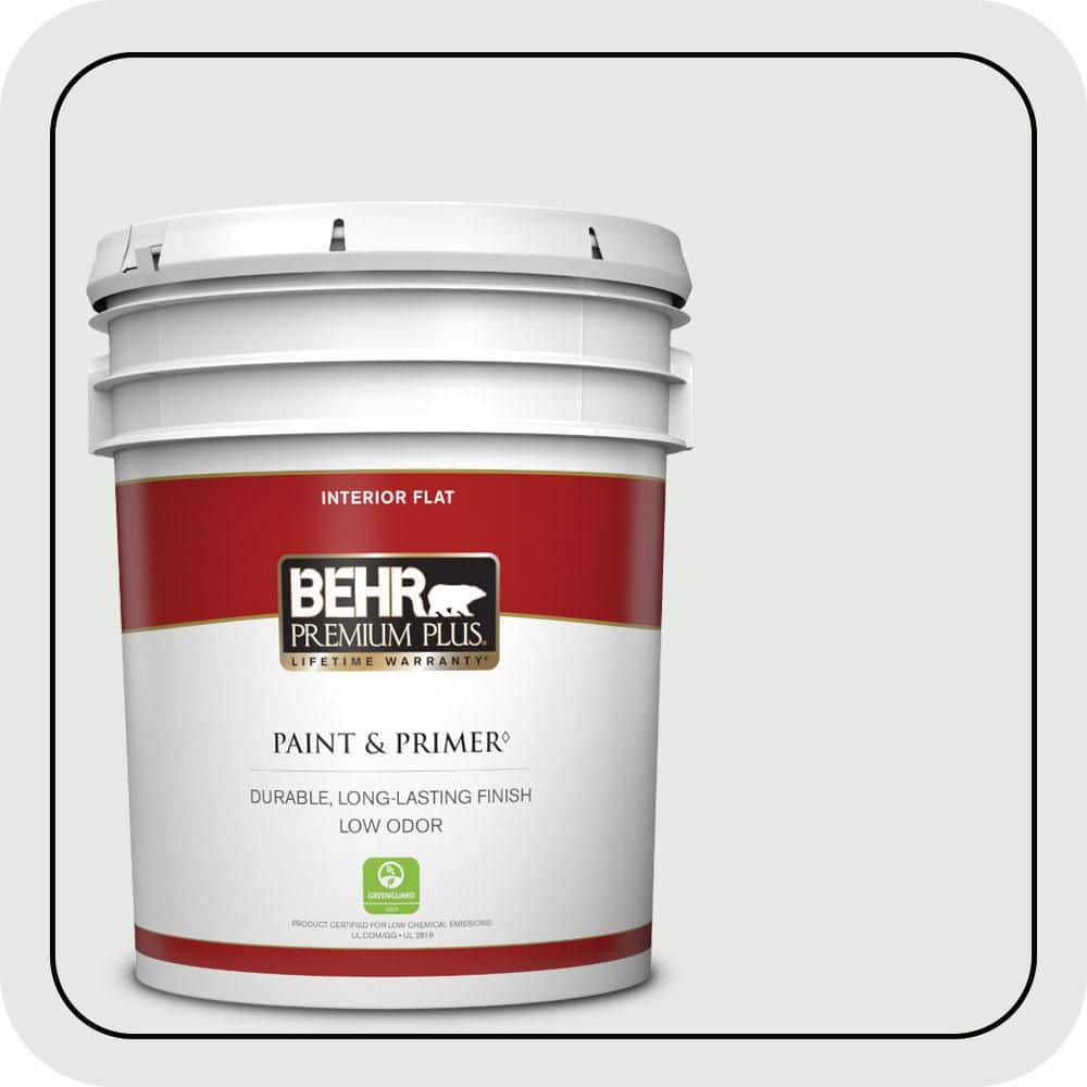 5 gal. #PPL-55 Coastal Fog Flat Low Odor Interior Paint & Primer price history on PriceWatchPro