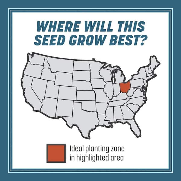 Smart Seed Ohio 20 lb. 6,660 sq. ft. Grass Seed and Lawn Fertilizer