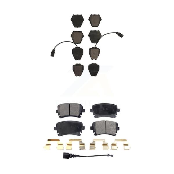 TEC Front Rear Ceramic Brake Pads Kit For 2003-2004 Audi RS6 With 321mm Diameter Rotor KTC-100465