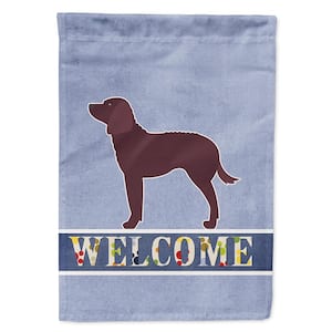 11 in. x 15-1/2 in. Polyester American Water Spaniel Welcome 2-Sided 2-Ply Garden Flag