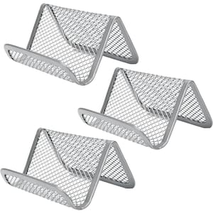 Metal Mesh Business Card Holder Pack of 1 Office Desk Organizer Storage Case Stand for Name Card Collection 59C0225AJ25 - The Home Depot Metal Mesh Business Card Holder Pack of 1 Office Desk Organizer Storage Case Stand for Name Card Collection 59C0225AJ25 - The Home Depot