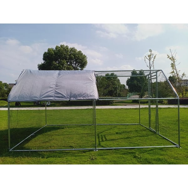 Tidoin 12.5 ft. W x 9.2 ft. D x 6.4 ft. H Metal In-Ground