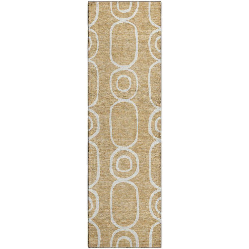 Mayfield Premium Machine Washable Abstract AMF2344 Gold 2 ft. x 7 ft. Runner Rug price history on PriceWatchPro