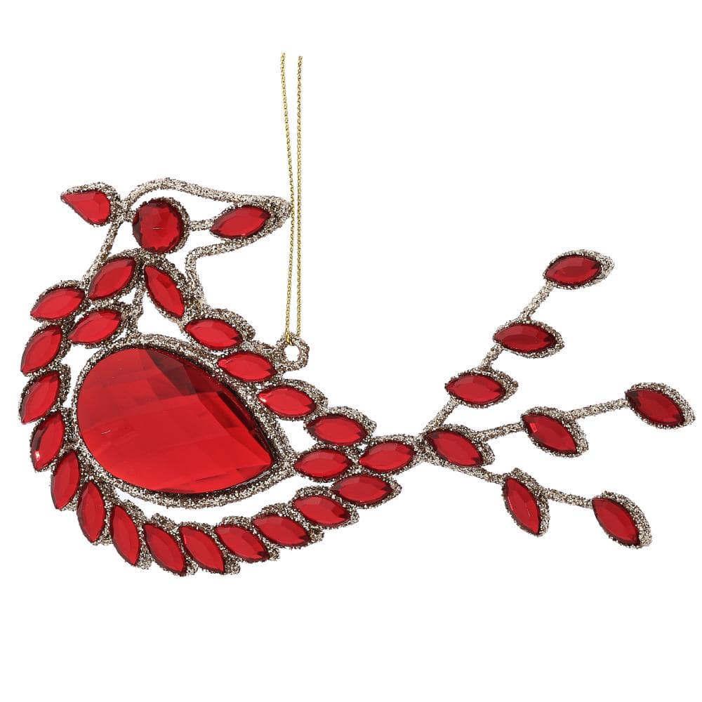 "6.5"" Glitter Wire Jeweled Cardinal Ornament" price history on PriceWatchPro