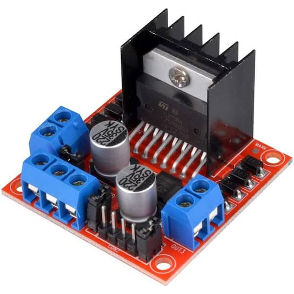 EKIEUDL - 4 pcs. L298N Motor Driver Controller Board Module Stepper Motor DC Dual H-Bridge for Arduino Smart Car EV Charger