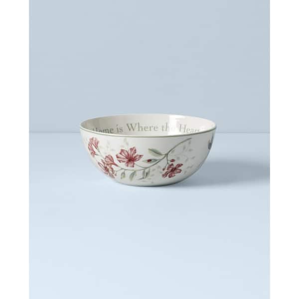 Butterfly Meadow "Hope Is" 7.25 in. Dia 38 oz. Multi Color Sentiment Bowl