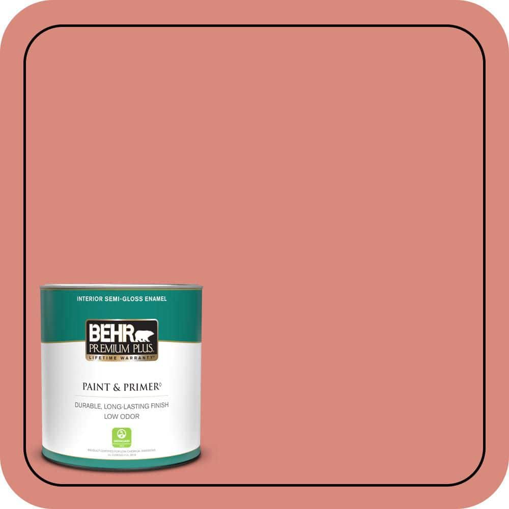 1 qt. #M170-5 Indian Sunset Semi-Gloss Enamel Low Odor Interior Paint & Primer price history on PriceWatchPro