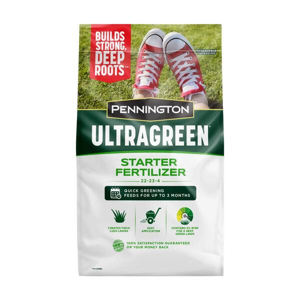 Pennington Ultragreen 14 lb. 5,000 sq. ft. Lawn Starter Slow-Release Fertilizer 22-23-4