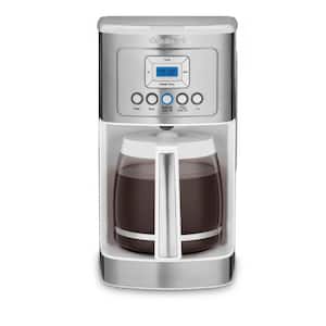 PerfecTemp 14- Cup Fully Automatic White Drip Coffee Maker with with 24 hour programmability