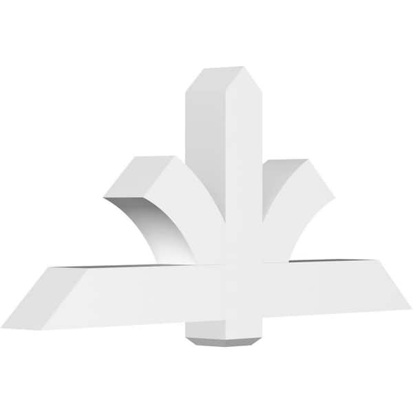 Ekena Millwork Redmond 60 in. W x 27.5 in. H x 6 in. D Signature Polyurethane Bracket