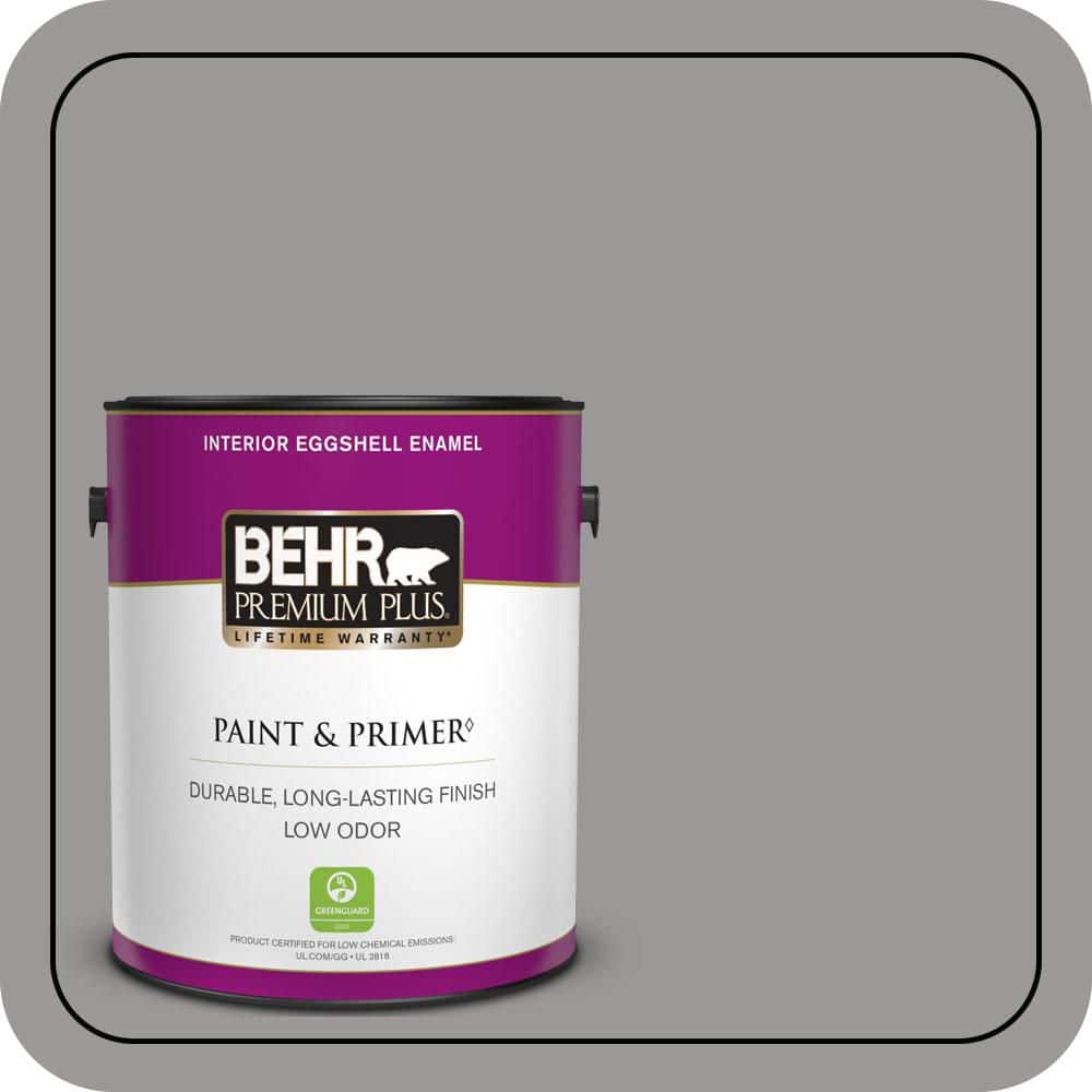 1 gal. Home Decorators Collection #HDC-NT-10A Dolphin Gray Eggshell Enamel Low Odor Interior Paint & Primer price history on PriceWatchPro
