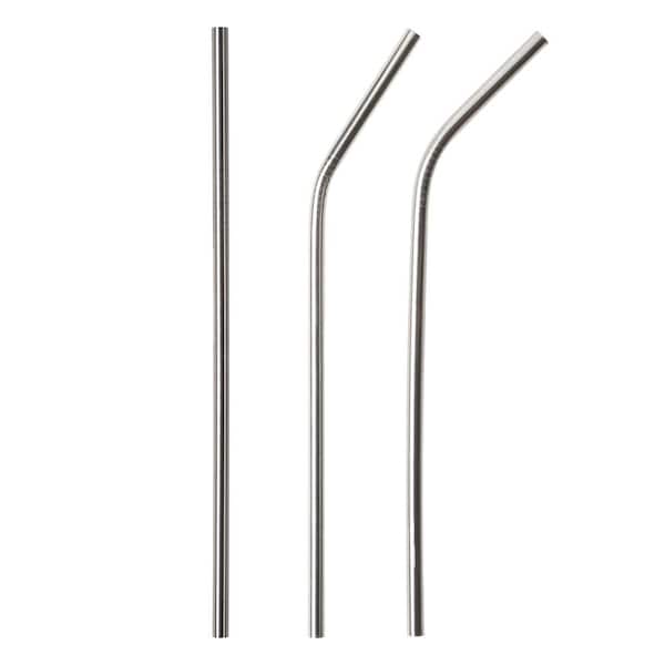 Simplify Eco-Friendly Reusable Stainless Steel with Including 2-Cleaning Brushes 14-Pack Straw Set
