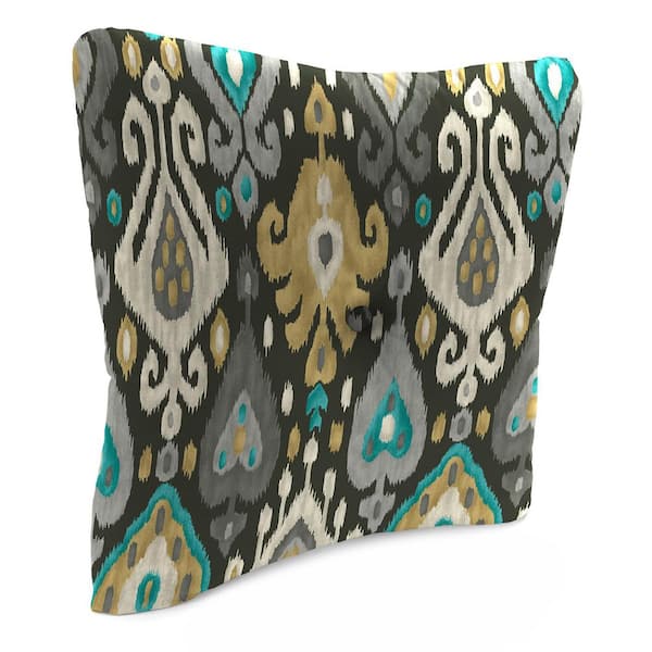 Jordan Manufacturing 24 in. W x 23.5 in. H x 7 in. T Square Tufted Outdoor Chair Back Cushion