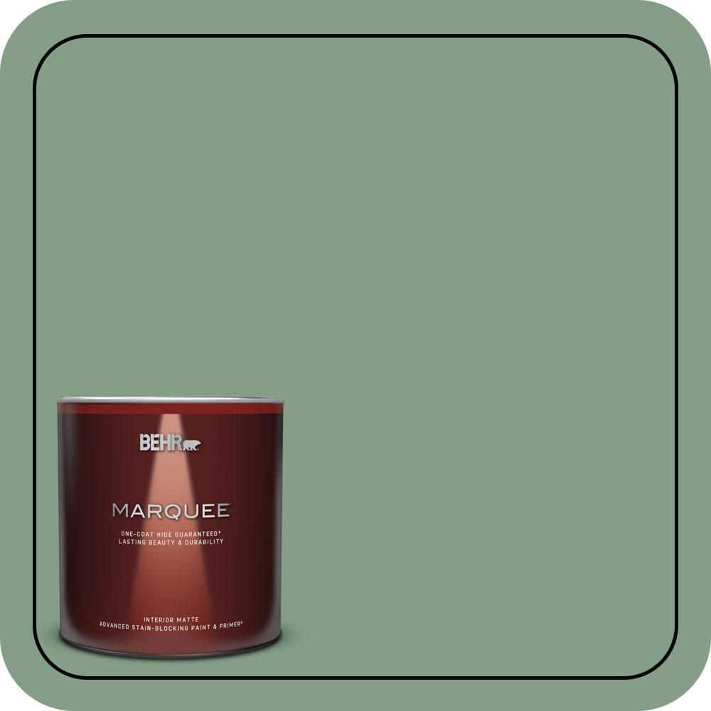 1 qt. #S410-5 Track Green One-Coat Hide Matte Interior Paint & Primer price history on PriceWatchPro