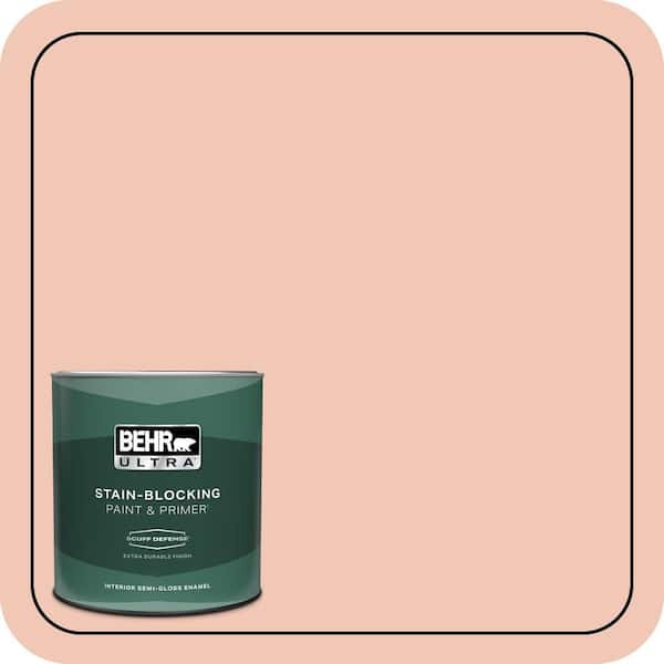 BEHR ULTRA 1 qt. #M190-2 Everblooming Extra Durable Semi-Gloss Enamel Interior Paint & Primer