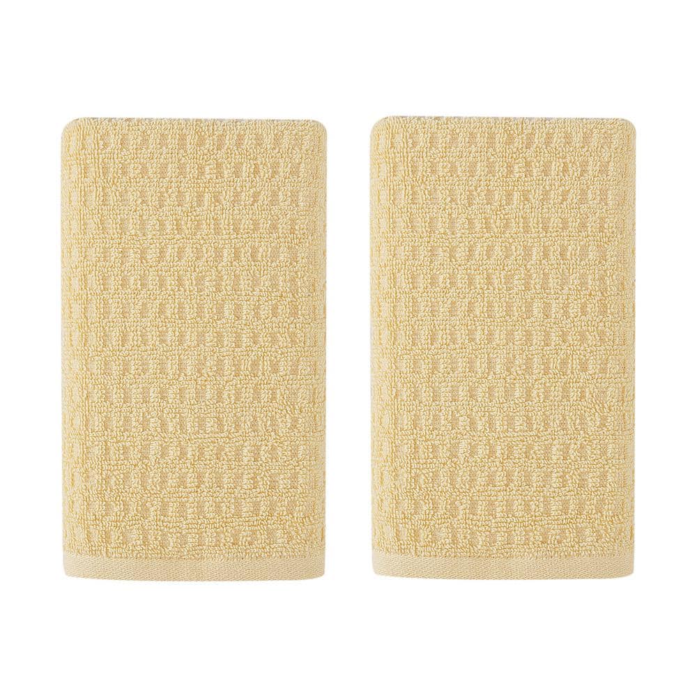 Tommy Bahama Northern Pacific 2-Piece Yellow Cotton Hand Towel Set ...