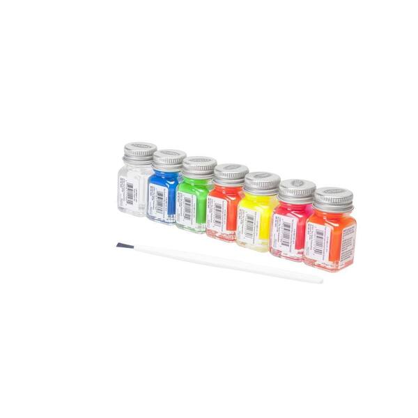 Enamel Paint Set, 9132x, Fluorescent, Excellent for Use on Almost Any Surface Imaginable: Wood, Leather, Plastic, Metal, Ceramic, Paper, canvas,.., by