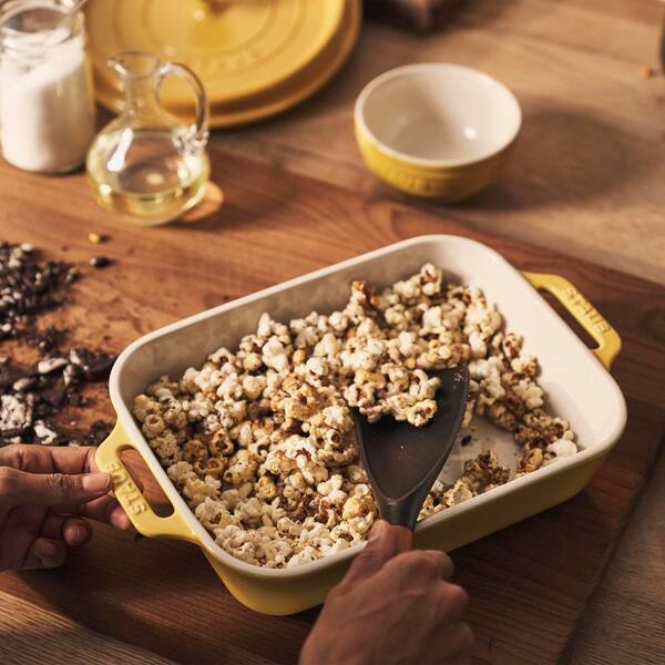 staub Ceramic 2-Pieces Rectangular Baking Dish Set - Citron