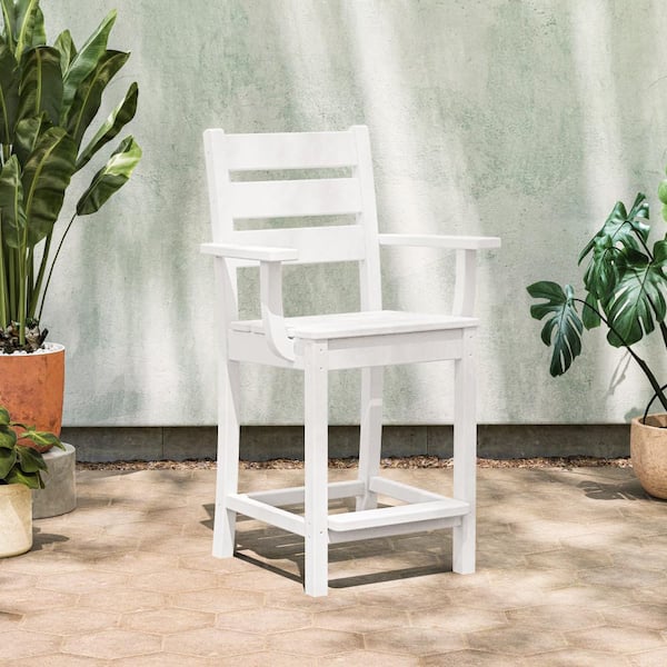 Grant Park Counter Arm Chair in White