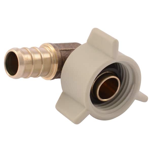 SharkBite 1/2 in. PEX x 1/2 in. NPSM Brass Female Swivel 90° Elbow