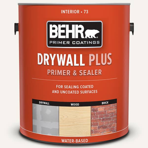 BEHR 1 Gal. White Acrylic Interior Drywall Plus Primer and Sealer