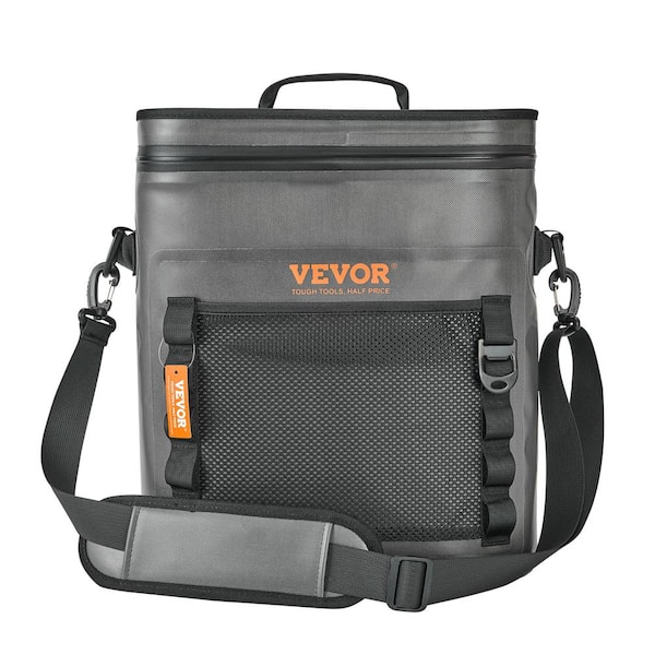 VEVOR Soft Cooler Bag 20 qt. Soft Sided Cooler Bag Leakproof with Zipper Light-weight and Portable Collapsible Cooler