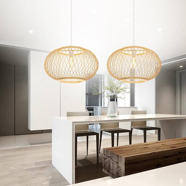 bamboo globe pendant lighting